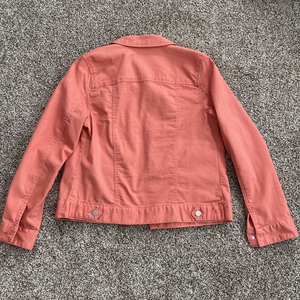 Market & Spruce Coral Jean Jacket - Picture 6 of 8